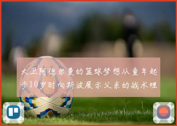大卫阿德尔曼的篮球梦想从童年起步10岁时向斯波展示父亲的战术理念