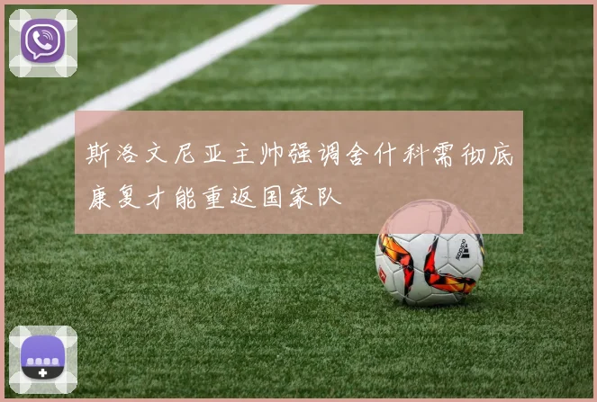 斯洛文尼亚主帅强调舍什科需彻底康复才能重返国家队